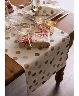 Metallic Confetti Table Runner