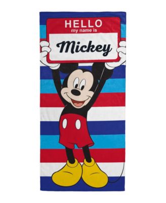 mickey mouse beach towel