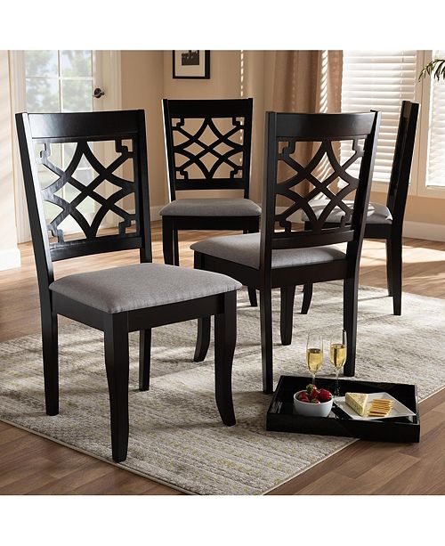 Furniture Mael Dining Chair Set Of 4 Reviews Furniture Macy S
