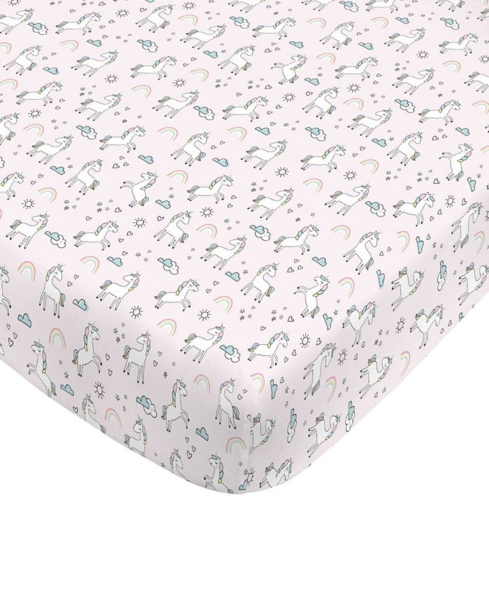 NoJo Unicorn Mini Crib Sheet Macy's
