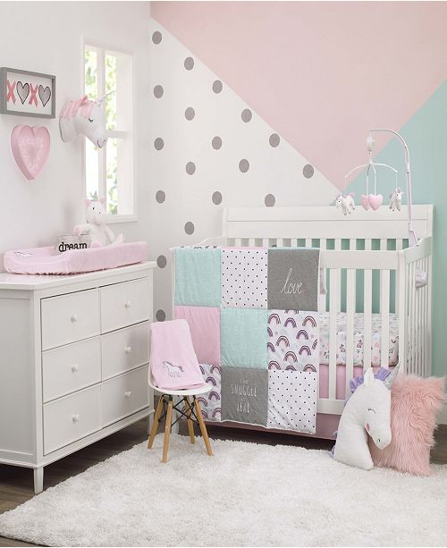 Carter S Unicorn Snuggles 4 Piece Crib Bedding Set Reviews