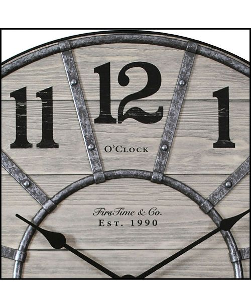 FIRSTIME & CO 27" Cooper Wall Clock & Reviews Home Macy's