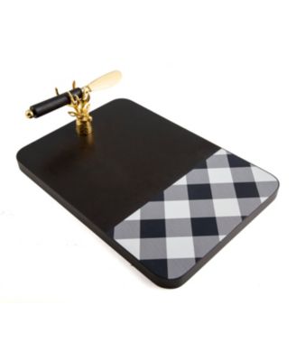 Thirstystone - Deer Head Board with Buffalo Plaid Foot Pattern