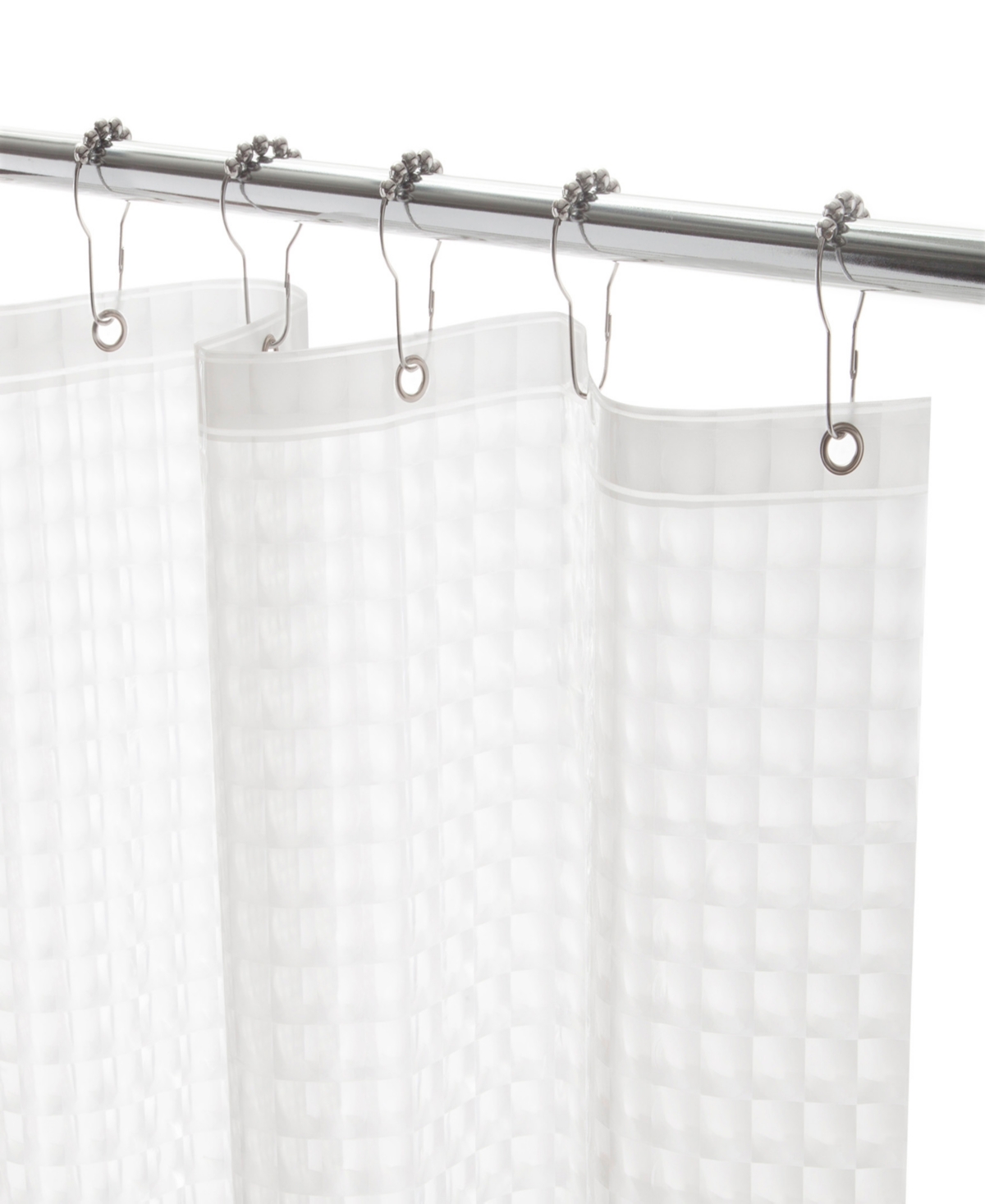 9978908 Medium Weight Embossed Peva Shower Curtain Liner B sku 9978908