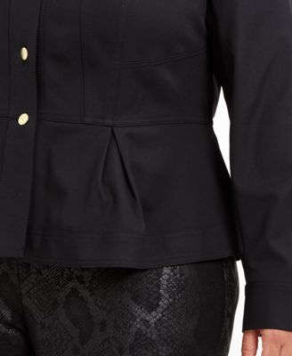 macy's womens plus size jackets