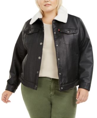macys levi sherpa jacket