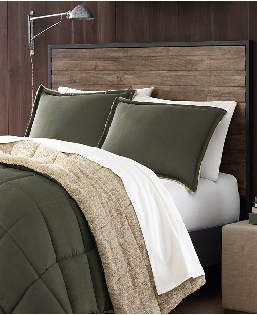 Eddie Bauer Sherwood Dark Green Comforter Set, King & Reviews