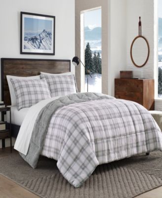 Sherwood Reversible Micro-suede Sherpa Comforter Sets