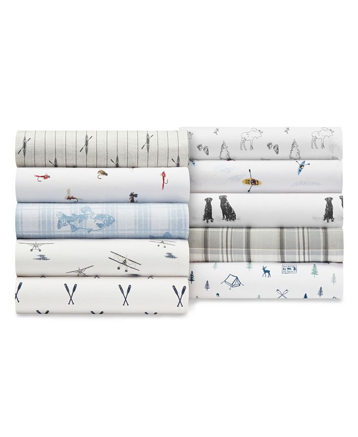 Eddie Bauer Animal Tracks Cotton Sheet Set, Queen Macy's