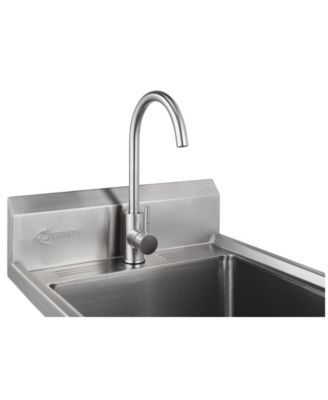 TRINITY Stainless Steel Utility Sink with Faucet
