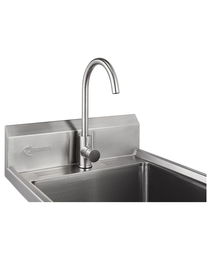 TRINITY Stainless Steel Utility Sink with Faucet Macy's