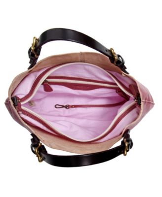 Women's Genuine Leather Dip Dye Tote