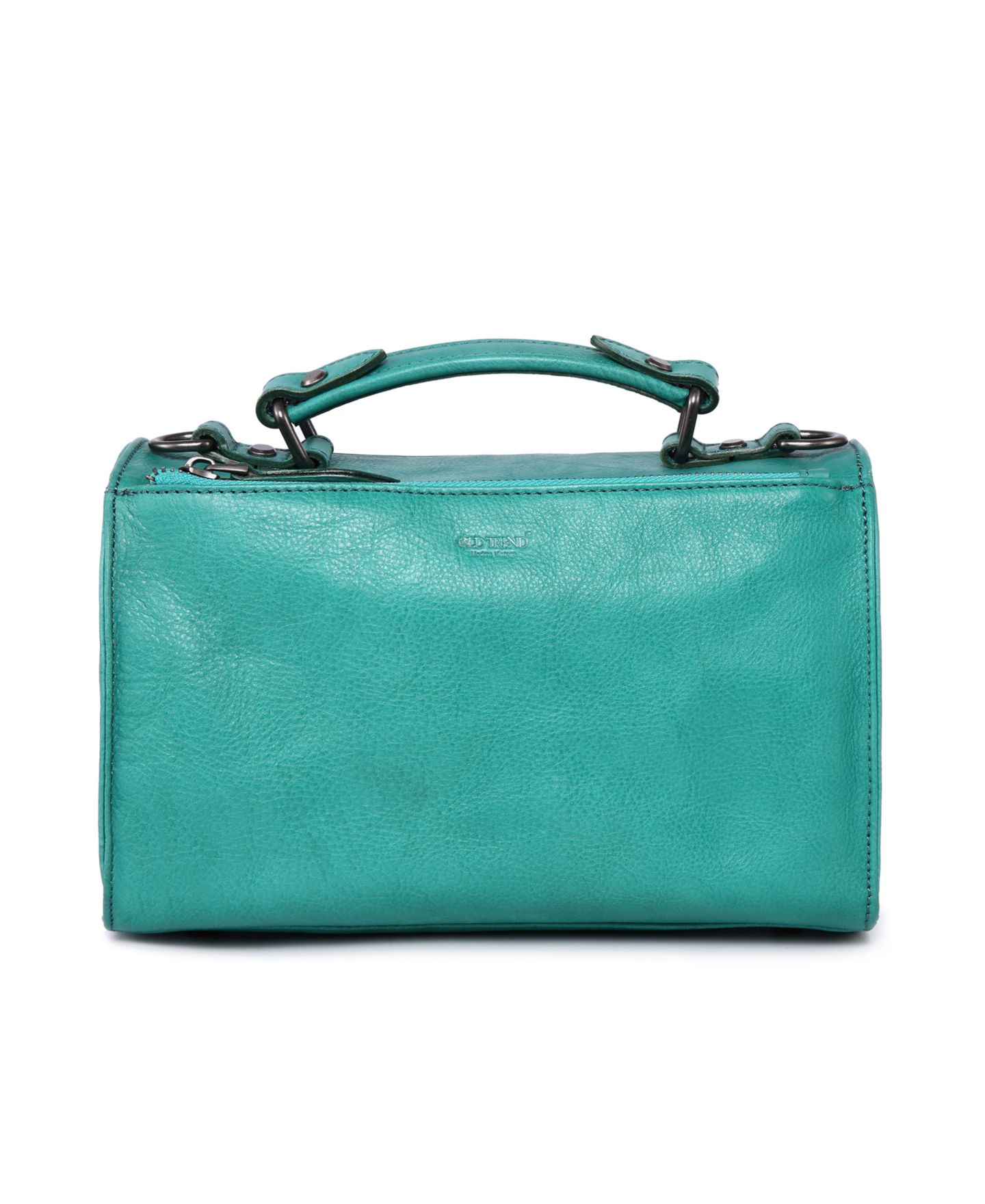 Женская сумка OLD TREND Las Luna Small Leather Crossbody, цвет: Аквамариновый — фото 2