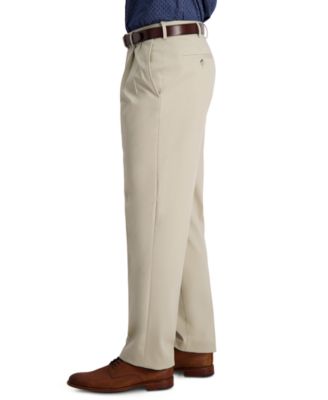 Men's Iron Free Premium Khaki Classic-Fit Pleated Pant