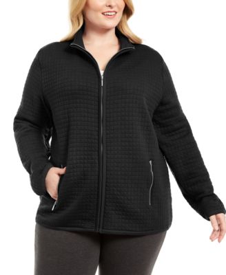 macy's karen scott fleece jackets