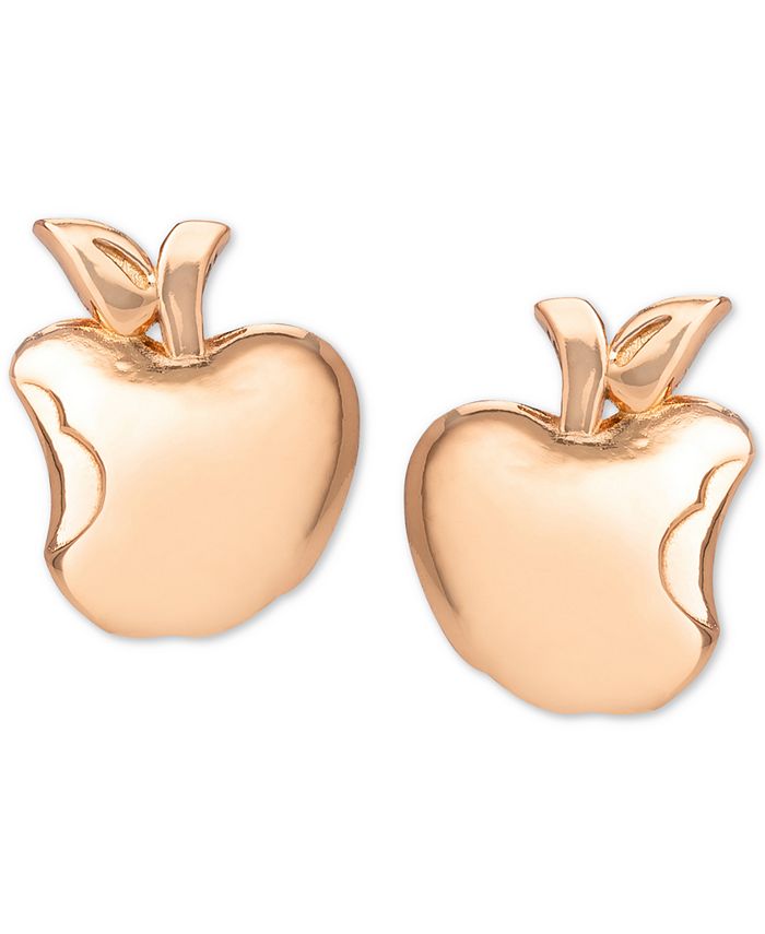 apple Snow White 925 sterling silver apple Apple stud earrings 925 sterling silver apple stud silver Snow White stud
