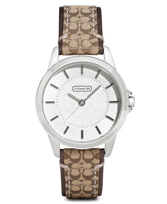 COACH WOMEN'S CLASSIC SIGNATURE STRAP WATCH 31MM 14501525 Macy's