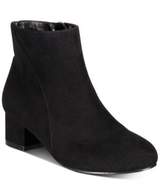 Floriann Block-Heel Booties, Created 