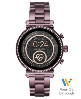 michael kors women's smart watches on sale