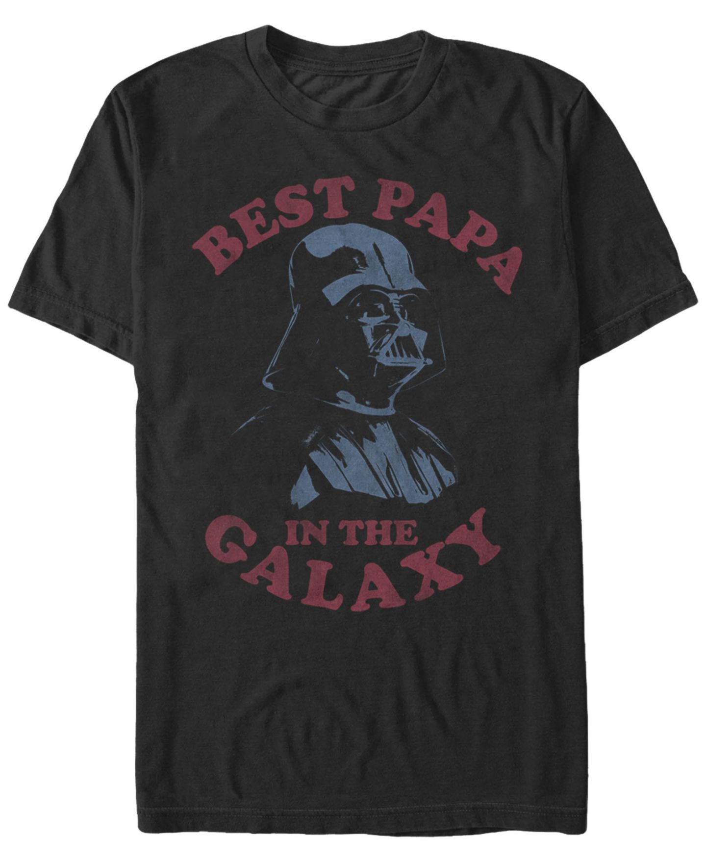 Мужская футболка Fifth Sun Star Wars Classic Darth Vader Best Papa In The Galaxy Short Sleeve, цвет: Чёрный — фото 1