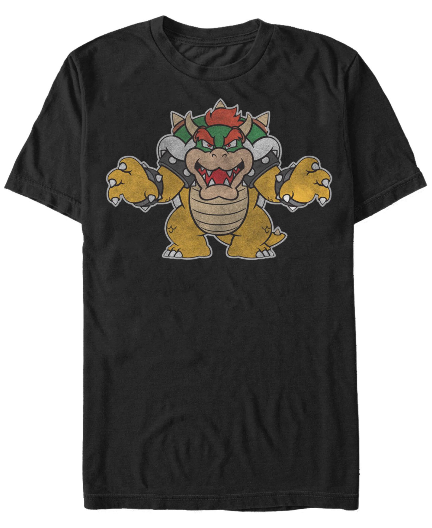 Мужские футболки Fifth Sun Nintendo Super Mario Just Bowser Short Sleeve, цвет: Чёрный — фото 1