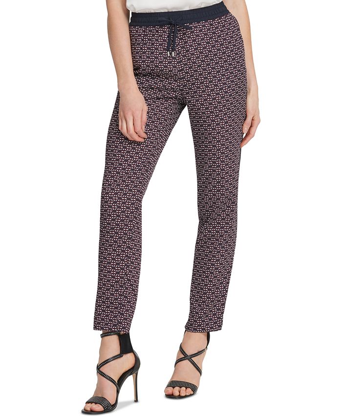 printed pull on pants