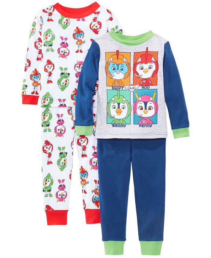 AME Toddler Boys 4 Pc. Cotton Top Wing Pajamas Set Macy s