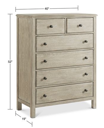 Furniture - Parker 6 Drawer Chest, Created for Macy's
