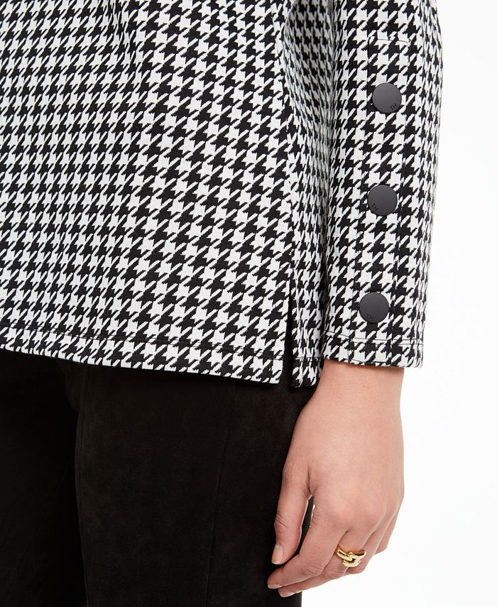 Tommy Hilfiger Houndstooth Tunic - Macy's