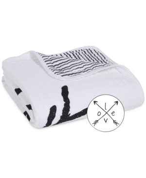 aden by aden + anais Baby & Toddler Girls Lovestruck Printed Cotton Blanket