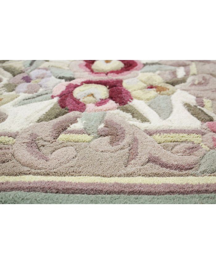 KM Home CLOSEOUT! Palace Garden Aubusson Sage 5' x 8' Area Rug Macy's