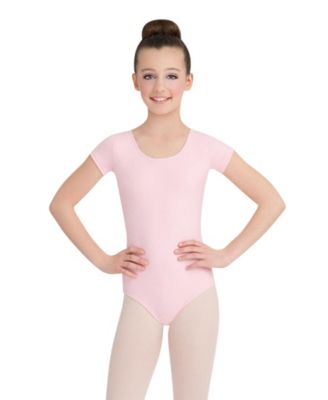 Capezio Girls Short Sleeve Leotard - Pink 24$