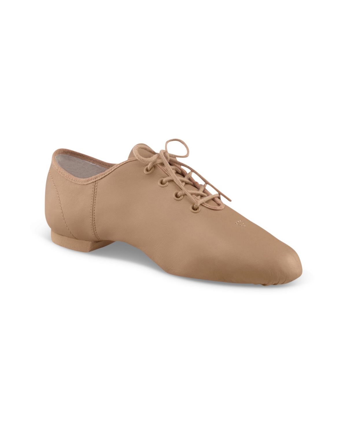 Capezio Little Girls E-Series Oxford Jazz Shoe - Caramel