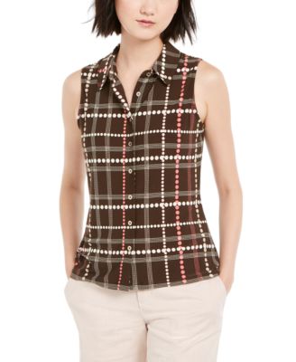 macy's tommy hilfiger blouses