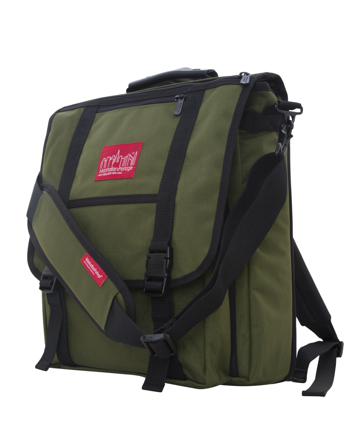 Commuter Laptop Bag with Back Zipper - Gray