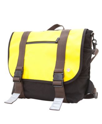Lorimer Matte Vinyl Medium Messenger Bag