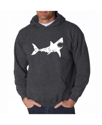 Men's Word Art Hooded Sweatshirt - Bite Me