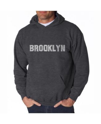 Men's Word Art Hoodie - Brooklyn Neighborhoods