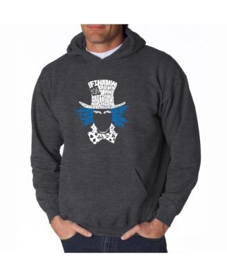 Men's Word Art Hoodie - The Mad Hatter