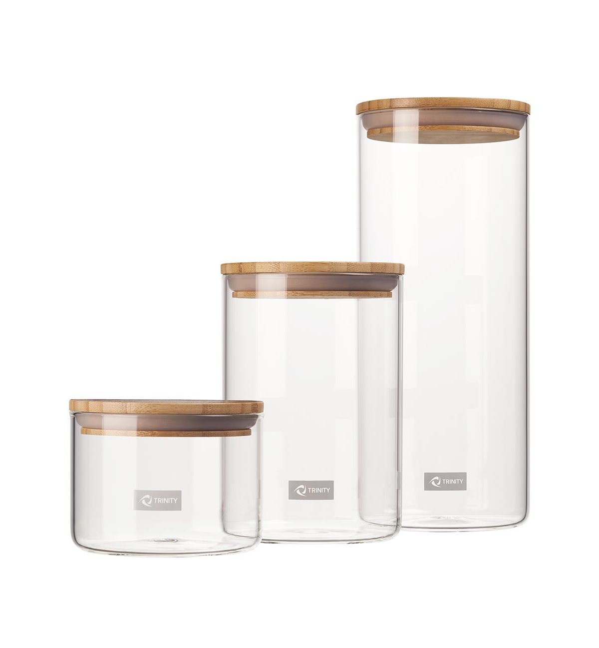 Glass Canister Set - Clear
