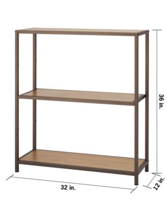 3-Tier Bamboo Shelving Rack