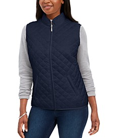 Petite Quilted Puffer Vest, Created for Macy's