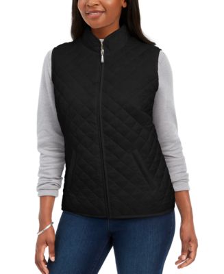 Karen Scott Solid Puffer Vest Macy s