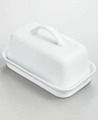 Martha Stewart Collection - Whiteware Butter Dish
