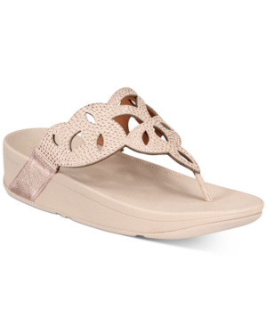 FITFLOP FITFLOP ELORA CRYSTAL TOE-THONG SANDALS WOMEN'S SHOES