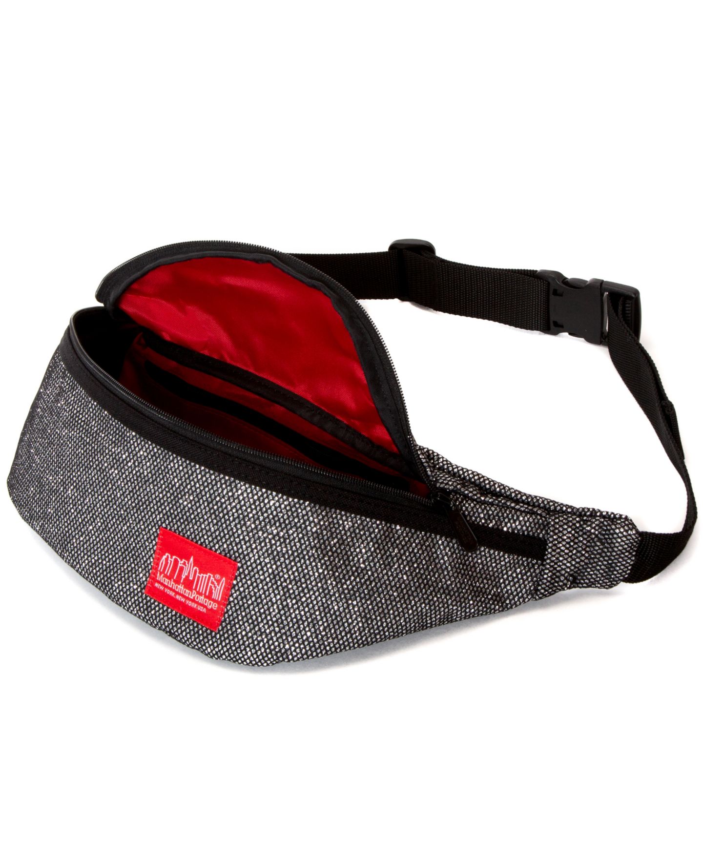 Женская сумка Manhattan Portage Midnight Brooklyn Bridge Waist, цвет: Бордовый — фото 6