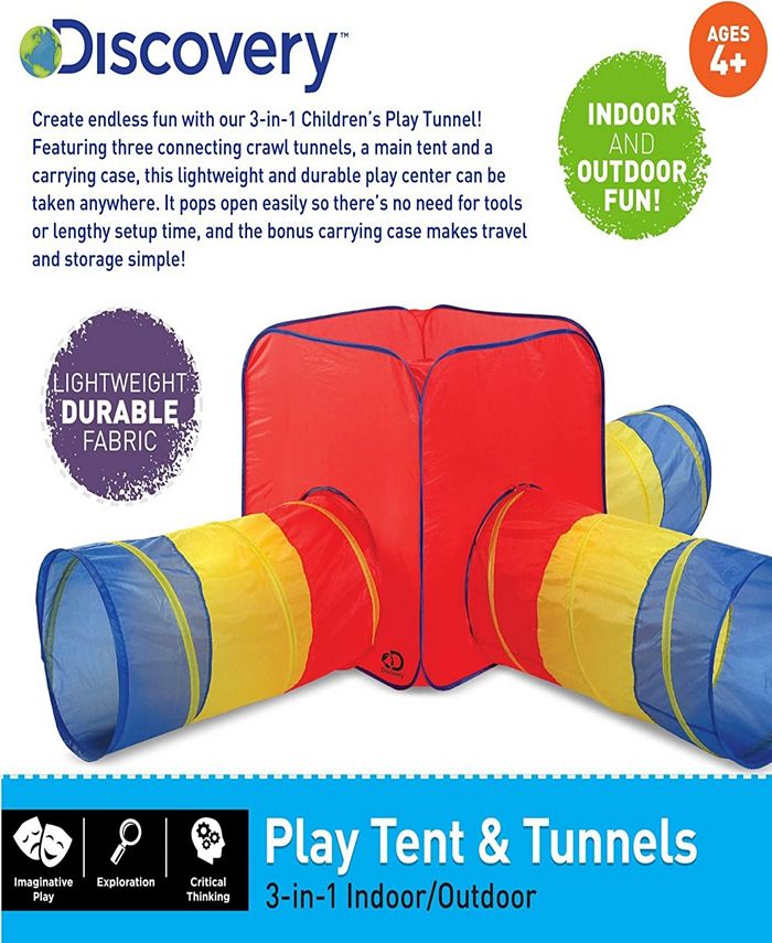 Discovery Kids Toy Tent Tunnels 3 in 1 & Reviews Macy's