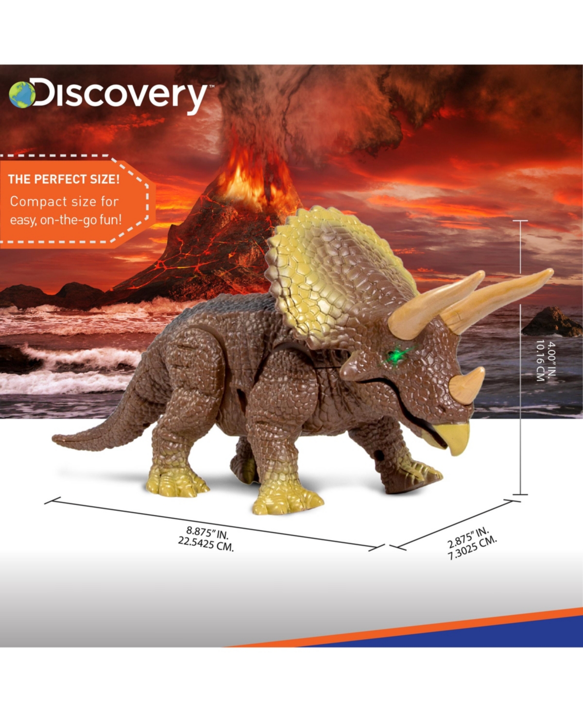 Discovery Kids Toy Rc Triceratops - Dinosaur Toy