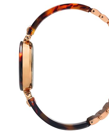 Charter Club - Women's Tort-Look Resin Bangle Bracelet Watch 30mm