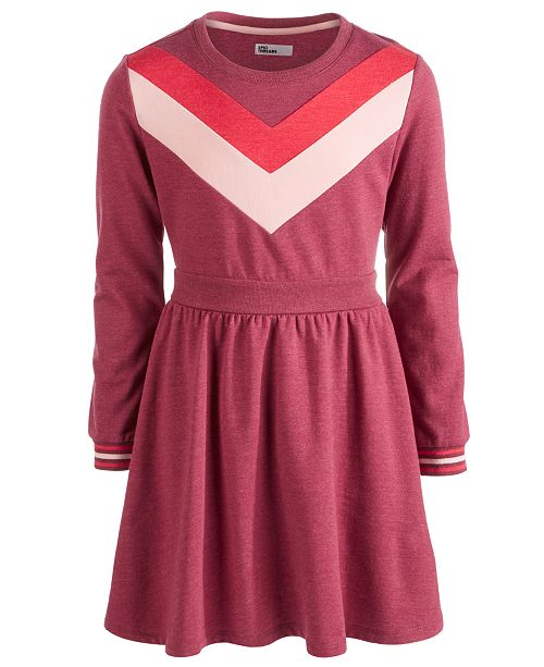 Epic Threads Big Girls Chevron Sweatshirt Dress Created For